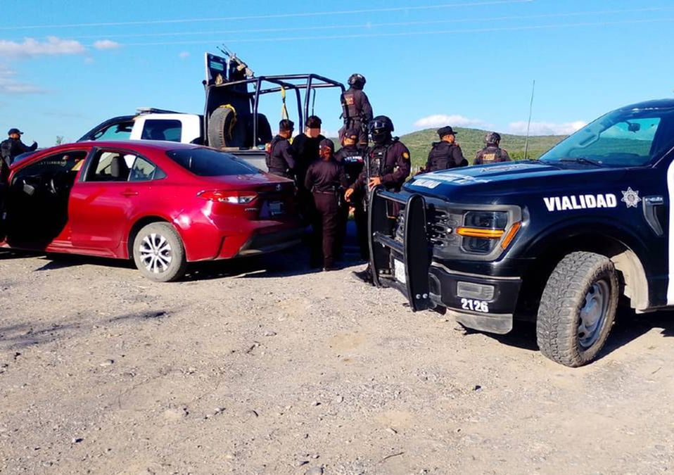 Ambas víctimas fueron trasladadas a las instalaciones de la Policía de Villaldama