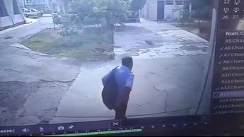Hombre roba a mujer en parroquia del Sagrado Corazón de Jesús