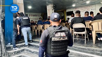 Elementos de la Fiscalía de Jalisco durante clausura del anexo de Zapopan | Fiscalía de Jalisco