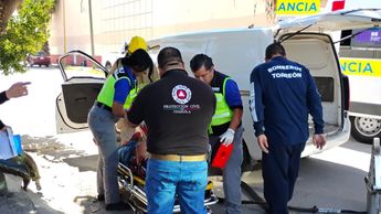 Erick Rubén fue trasladado a un hospital de la ciudad, donde se evaluó su estado de salud. | Foto Especial.