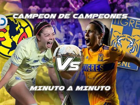 América vs Tigres Femenil, minuto a minuto