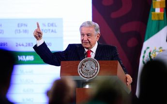 AMLO aseguró que no habrá impunidad en el homicidio del estudiante normalista / Pedro Domínguez.