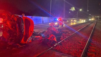 El accidente ocurrió en el cruce de la avenida Juan Pablo II y Manuel L Barragán. | Miranda Arias
