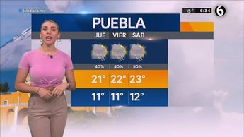 Pronóstico del tiempo para Puebla, con Jessica de Luna - 22 de junio de 2022