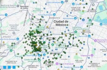Epicentros de los sismos ocurridos en la Ciudad de México desde el año 2000 a la fecha./SSN.