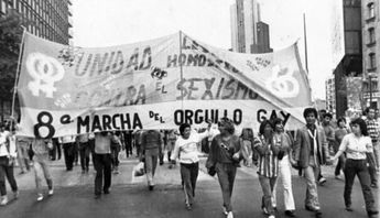 Marcha del orgullo en 1978.| Archivo