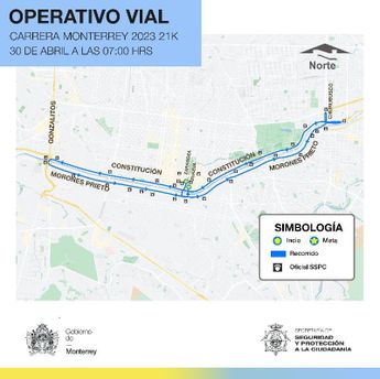 Ruta del recorrido que se da al Centro de la Ciudad. | Archivo