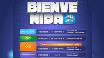 Programa de actividades de la BUAP para recibir a la comunidad estudiantil de nuevo ingreso. | BUAP