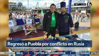Chef poblano deja Rusia tras guerra