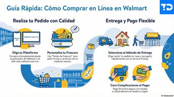 Al realizar compras en línea en Walmart podrás elegir pasar por tus productos o que lleguen a tu casa | Telediario vía NotebookLM