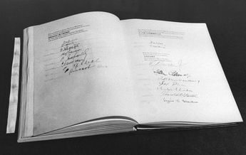 Carta de las Naciones Unidas firmada el 24 de octubre de 1945. | Foto: ONU