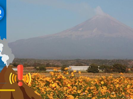 El volcán Popocatépetl permanece en semáforo de Alerta Volcánica en Amarillo Fase 2 / Andrés Lobato