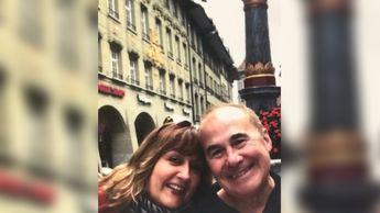 María Julia Lafuente y su esposo. | Especial