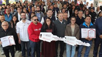 El gobernador Alejandro Armenta Mier afirmó que la entrega de viviendas representa un acto de justicia social | Gobierno de Puebla