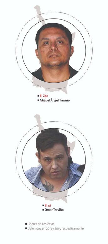 Miguel Ángel Treviño alias el Z40 y Omar Treviño alias el Z42, líderes del Cártel de Los Zetas. | Especial