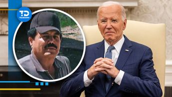 Joe Biden compartió un mensaje sobre la detención de 'El Mayo' Zambada en Estados Unidos | EFE | Diseño Telediario