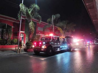 Incendio en restaurante de Monterrey. | Leyda Estrada