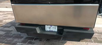 Placas del estado de Nuevo León de la Cybertruck. | Eduardo Mendieta