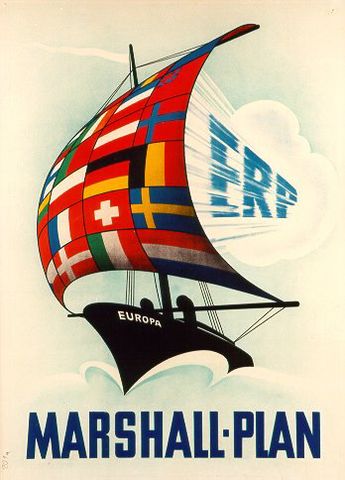 Propaganda sobre el Plan Marshall o Plan Europeo de Recuperación. | Archivo