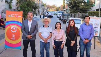 La obra del Parque Lineal de Constituyentes contempla banquetas nuevas, pavimentos y alumbrado público | Foto: Especial