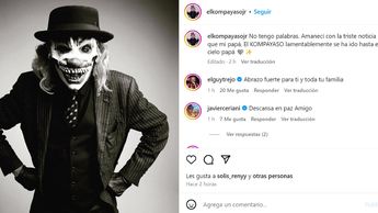 Hijo del Kompayaso le dedica emotivo mensaje a su padre | Cortesía