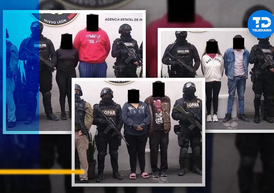 Tres parejas fueron detenidas por presuntamente ser integrantes del crimen organizado. | Cortesía