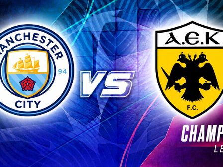 Manchester City recibe al AEK de Atenas en la Jornada 3 de la Champions League 2026/2027