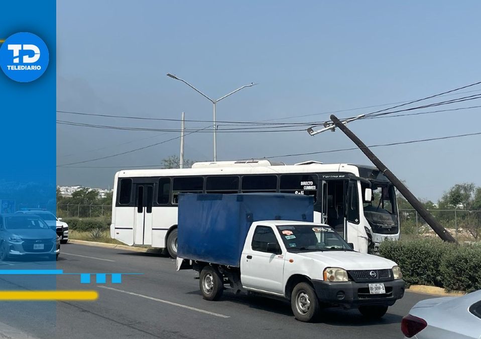 Accidente hoy Monterrey en avenida Pedro Infante | Especial