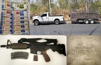 'El Charro' tenía en su poder un arma de fuego, dinero en efectivo, envoltorios con droga y una camioneta / Especial