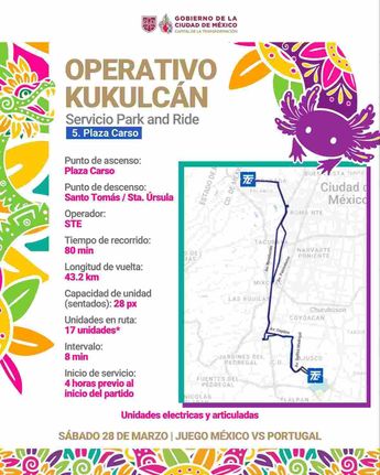 Ride Circuito Plaza Carso | Gobierno CdMx