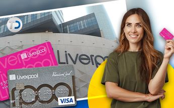 Esta tarjeta de crédito es de la rama Visa y se puede obtener tanto en el sitio web de la tienda, cómo en las sucursales | FB: Liverpool México