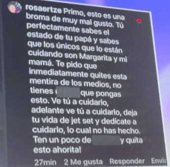 Prima de Leonardo García reacciona a comunicado en contra de Margarita Portillo