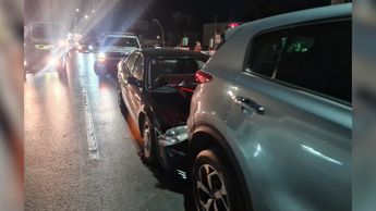 Tras el percance no fueron reportadas personas lesionadas.