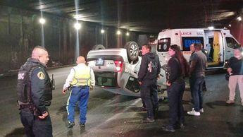 Accidente en Eje Central