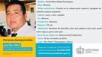 Ficha de búsqueda de Carlos René | Fiscalía de Jalisco