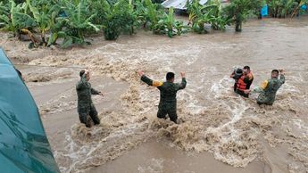 La víctimas de las inundaciones fueron trasladadas a un refugio temporal.| Especial