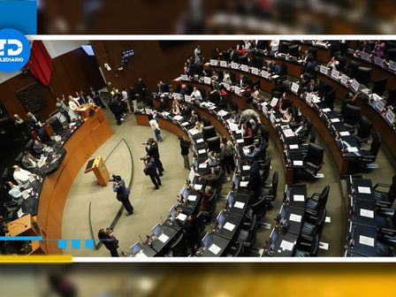 El Senado sesionó esta tarde con los grupos parlamentarios de MORENA, PVEM y PT | Jesús Quintanar