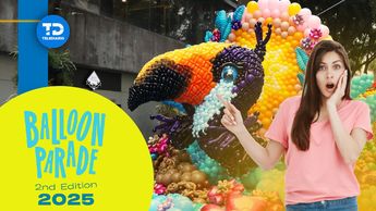 Podrás ver cómo se forman las figuras de globos en la Expo Guadalajara. | Telediario Especial