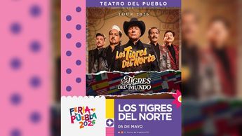 La presentación de Los Tigres del Norte este 5 de mayo es una de las estelares del Teatro del Pueblo de la Feria de Puebla | Feria de Puebla