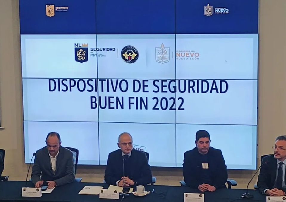 Durante Buen Fin participarán 2 mil elementos para vigilar seguridad en NL