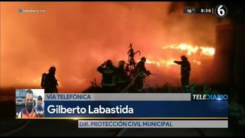 Trabajan para sofocar incendio en La Resurrección de Puebla