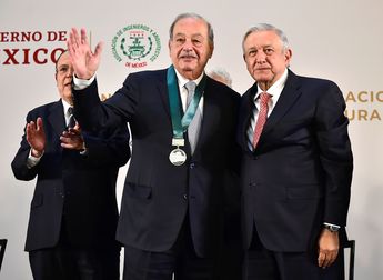 Carlos Slim y Andrés Manuel López Obrador