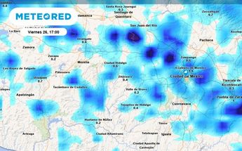 Probabilidad de lluvia en CdMx hoy 26 de septiembre | Meteored