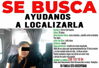 Elvira era buscada por su familia desde enero pasado, según su ficha de búsqueda / Especial