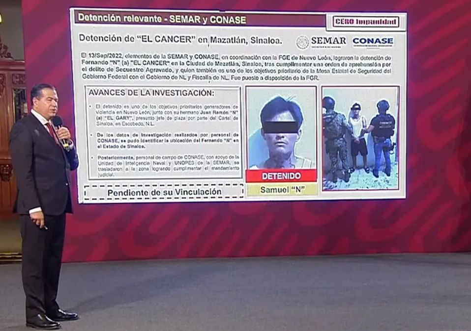 ‘El Cáncer’ es detenido en Sinaloa. | Especial