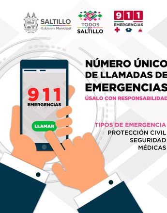Mediante la aplicación 911 puedes reportar situaciones de emergencia o peligro.