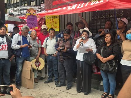 Los maestros de la CNTE dijeron que en este momento se requiere más unidad, esfuerzo y fraternidad para continuar en la lucha | Ana Balderas