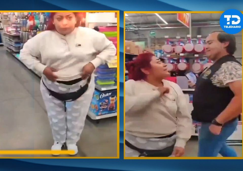 Lady Aurrerá se hace viral luego de quitarse la ropa en el centro comercial luego de ser acusada de robo / Especial