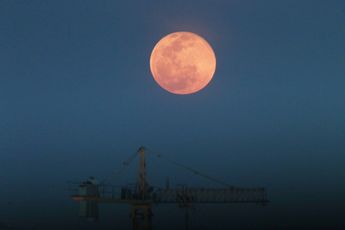 Luna de Gusano desde Nuevo León. / Roberto Alanis