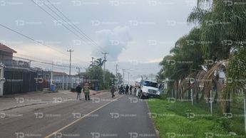 Nube de gas que se ve que llega muy alto en La Mezquitera / Juan Carlos Munguía